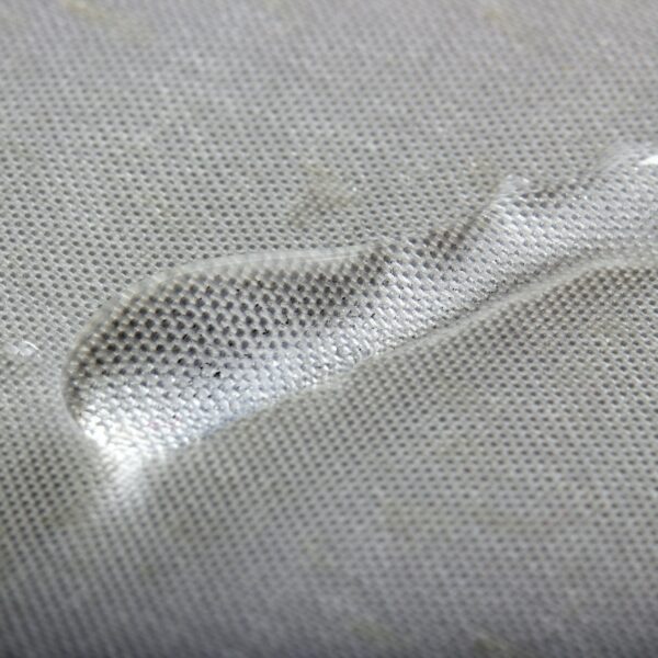 Water drop on the fabric.